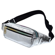 Load image into Gallery viewer, Laser Holographic bag  Waist Bag